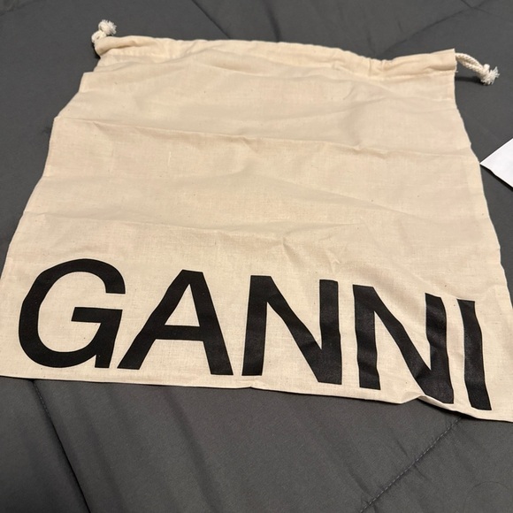 Ganni satin butterfly bow mule sandals 36 - Picture 7 of 8